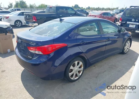 2013 Hyundai Elantra Limited from USA, damaged, VIN 5NPDH4AEXDH369923
